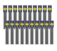 GZDAOXIA 240 Piezas Minas de lápiz HB de 0,7 mm,minas 0.7,Minas de lápiz,Recambios Lápices Mecánicos,No Es Fácil de Romper,para Oficina, Escuela, Escritura,Dibujo,Bosquejo(0.7)