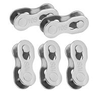 GZDAOXIA 5 Pares Conectores de Cadena de Bicicleta,EslabóN Perdido de Bicicleta,Eslabón de la Cadena de icleta,Acoplamiento RáPido Reutilizable,Eslabones de Acero,para Velocidad 10