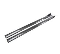 GZDJBSLH Coche Faldones Laterales para BMW M4 F82 2014-2020,Labio Difusores Lateral Winglet Estilo Falda Lateral Coche,A-Carbon Fiber Black