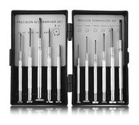 GZEINB 11 en 1 Mini Juego de Destornilladores mecánicos de precisión, Juego de Herramientas de relojero, reparación de anteojos y relojeros Destornillador pequeño Destornillador de precisión (11 in 1)