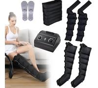 GZGHRZQS 6 Cavidades Presoterapia para Casa Masajeador de piernas Presoterapia Profesional para Casa Cuerpo Completo,Pantalon Presoterapia, Masajeador Lipedema, Maquina Presoterapia Casa