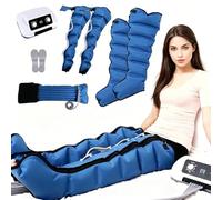 GZGHRZQS Botas Presoterapia para Casa Piernas y Abdomen con 6 Cavidades, Maquina Presoterapia para Casa, Masajeador De Piernas Y Pies Mejorar Circulación Sanguínea Y Aliviar El Dolor