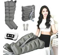 GZGHRZQS Botas Presoterapia para Casa Piernas y Abdomen con 6 Cavidades, Maquina Presoterapia para Casa, Masajeador De Piernas Y Pies Mejorar Circulación Sanguínea Y Aliviar El Dolor