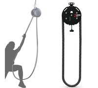 GZGHRZQS Entrenador de Cuerda Infinita con Sistema de Polea y Resistencia Ajustable - Máquina de Cable Portátil para Brazos, Espalda y Agarre, Cuerda de Nylon Premium - Equipo de Gimnasio en Casa