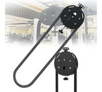 GZGHRZQS Entrenador de Cuerda Infinita, máquina de Poleas con Resistencia Ajustable, Sistema de poleas de Cable portátil, Equipo de Entrenamiento Físico con Cuerda de Tracción