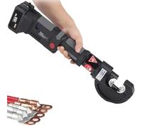 GZGHRZQS Herramienta de Engaste Hidráulica Eléctrica | Alicates De Engaste De Terminales de Cable Inalámbricos Recargables | Engastadora Hidráulica | 12 Matrices, 16-400 Mm²
