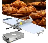 GZGHRZQS Laminadora de Masa Manual | Fondant Máquina Masa Manivela | Laminadora para Pizza Máquina | Laminadora De Masa Acero Inoxidable︱De Grosor Ajustable︱para Hojaldre︱Pizza y Pasta