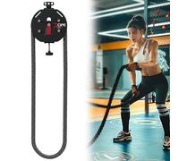 GZGHRZQS Máquina de Cable Portátil con Cuerda Infinita | Sistema de Polea con Resistencia Ajustable | para Entrenamiento de Extremidades Superiores, Resistencia Muscular, Ejercicio Aeróbico