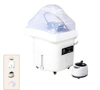 GZGHRZQS Máquina de SPA de Cabeza Japonesa con Terapia y Agua, Circulation Head SPA Waterfall Equipment - Mobile SPA Basin para relajación y desintoxicación