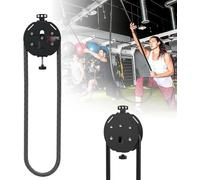 GZGHRZQS Máquina de Tracción con Cuerda Infinita | Entrenador de Cuerda Infinita | Sistema de Polea Portátil con Resistencia Ajustable | Equipo de Gimnasio en Casa para Agarre, Brazos, Espalda