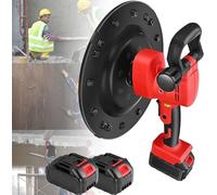 GZGHRZQS Máquina Pulidora para Alisar Paredes 1680W, Fratasadora EléCtrica para Mortero De Cemento de Hormigón, Pulidora De Suelos De Hormigón, Máquina Alisadora Profesional, 6 Velocidades