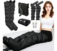 GZGHRZQS Masajeador Botas Presoterapia Brazos Piernas y Abdomen para Casa, Maquina Presoterapia para Casa, Promueve Circulación Sanguínea Drenaje Linfático Relajación Muscular