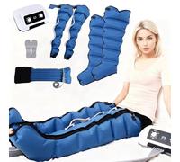 GZGHRZQS Presoterapia para Casa Abdomen Y Piernas con 6 Cavidades, Botas De Presoterapia para Piernas Completas, Maquina Presoterapia para Casa, Favorece & Mejor Circulación, Drenaje Linfático