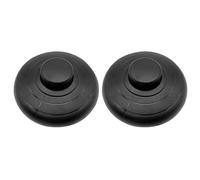 GZGXKJ 2 Piezas Interruptor Suelo Lampara Diámetro 70mm Pulsador de Pie 250V/2A Interruptor Lampara de Pie Table Lamp Switch para Niños Lámparas de Cocina u Otras Lámparas (Negras)