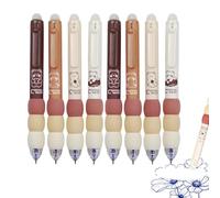 GZGXKJ 8pcs Bolígrafos Borrables, Boligrafos de Gel Boligrafo Borrable Cute Animales Recambios Negros y Azules Bonitos Bolígrafos Kawaii para Escribir, Dibujar y Tomar Notas