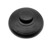 GZGXKJ Interruptor de Pie Redondo Negro de 70 mm de Diámetro Utilizado para Interruptor de Botón de Pie de Lámpara, Lnterruptor de Pie en Línea, para 2 o 3 Núcleos para Lámpara de Pie