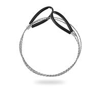 GZGXKJ Mini motosierra de bolsillo de acero inoxidable, sierra de alambre, sierra de poste de engranaje, herramientas al aire libre para camping, senderismo, caza (75'