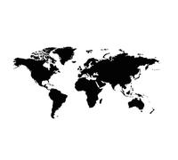 GZGZG Etiqueta de la pared del Atlas del mapa del mundo, pegatina artística de pared extraíble DIY, Mural, decoración de las paredes de la casa y la sala de estar