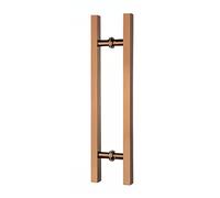 GZHENOZ Manijas de Puerta de Vidrio cuadradas para Interiores, manija Moderna para Puerta de Sala de Estar, manija de Puerta corrediza de Granero para Puerta de Tienda o Oficina