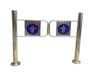 GZHENOZ Puerta batiente de Acero Inoxidable con Resorte de Rebote automático y accionamiento Manual unidireccional para entradas de supermercados, fábricas, Parques y escuelas.