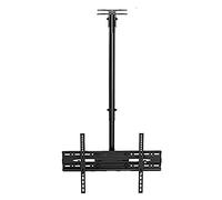 GZHENOZ Soporte de Montaje en Techo para TV para monitores de Pantalla Plana LCD LED Plasma de 35 a 75 Pulgadas, inclinación y Giro Ajustables, Resistente, fácil instalación, Col