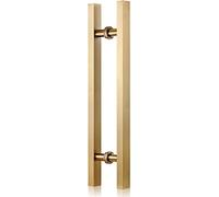 GZHENOZ Tirador de Puerta corrediza de Granero, Moderno Juego de manijas de Acero Inoxidable, 4/3.3/2.6 pies, manija de Puerta Moderna de Doble Cara con Todos los Accesorios de