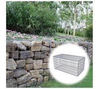GZHERVICES Cesta De Gaviones, Cerca De Alambre para Jardín Exterior, Arriate Elevado De Gaviones Galvanizados, Resistente A La Oxidación Y A La Intemperie. -(5x10cm-1x0.3x0.3m)