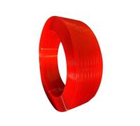 GZHERVICES Fleje De Poliéster, Rollos De Flejado De Alta Resistencia Para Embalaje, Rollos De Fleje PET Multicolor, Aptos Para Envíos, Embalaje Y Tejido Manual -(Rosso)