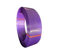 GZHERVICES Fleje De Poliéster, Rollos De Flejado De Alta Resistencia Para Embalaje, Rollos De Fleje PET Multicolor, Aptos Para Envíos, Embalaje Y Tejido Manual -(Púrpura)