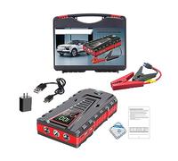 GZHMMAN Arrancador Coches Jump Starter Power Pack Arrancador Batería Coche 99800mAh 12V para Motor Gasolina 6,0L y Motor Diésel 4,0L Portátil con 3 Modos LED y Brújula,A