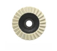 GZHXF Disco de pulido con solapa de fieltro de lana de 115/125mm for amoladora angular almohadilla de rueda de pulido de lana