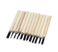 GZHXF Juego de 12 cinceles y cuchillos profesionales for tallar madera, herramientas manuales for tallar madera de forma básica y detallada, gubias for carpinteros.