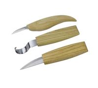 GZHXF Juego de 2/3/5 cuchillos for tallar madera, cinceles de acero inoxidable con filo afilado, gubias y herramientas de tallado for bricolaje.