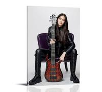 GZHYMXOZ Alejandra Villarreal - Lienzo decorativo para pared, diseño de cantante destacado y banda increíble, póster decorativo para dormitorio, 60 x 90 cm, estilo marco