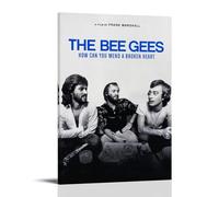 GZHYMXOZ Bee Gees - Lienzo decorativo para pared, diseño de cantante y músico, 20 x 30 cm, estilo marco