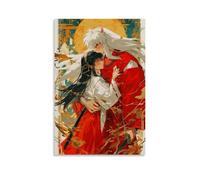 GZHYMXOZ InuYasha - Póster de lienzo clásico popular de anime para pared, pintura decorativa para dormitorio, 20 x 30 cm, estilo sin marco