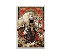 GZHYMXOZ InuYasha - Póster de lienzo clásico popular de anime para pared, pintura decorativa para dormitorio, 20 x 30 cm, estilo sin marco