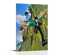 GZHYMXOZ Lupin The 3rd Popular Classic Anime - Póster decorativo para pared, pintura para dormitorio, póster de pintura de 30 x 45 cm, estilo marco