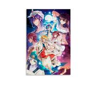 GZHYMXOZ Magi The Labyrinth of Magic - Póster de anime clásico popular para pared, pintura decorativa para dormitorio, 50 x 75 cm, estilo sin marco