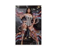 GZHYMXOZ Nicki Minaj - Lienzo decorativo para pared, diseño de cantante y músico, 20 x 30 cm, estilo sin marco