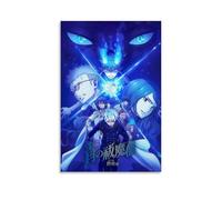 GZHYMXOZ Póster de lienzo de anime clásico popular de exorcista azul, arte decorativo para pared, pintura para dormitorio, 50 x 75 cm, estilo sin marco