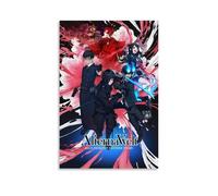 GZHYMXOZ Póster de lienzo de anime clásico popular de exorcista azul, arte decorativo para pared, pintura para dormitorio, 50 x 75 cm, estilo sin marco