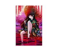 GZHYMXOZ Póster de lienzo de anime clásico popular de Hell Girl para pared, pintura decorativa para dormitorio, 30 x 45 cm, estilo sin marco