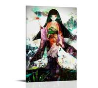 GZHYMXOZ Póster de lienzo de anime clásico popular de Hell Girl para pared, pintura decorativa para dormitorio, 20 x 30 cm, estilo marco