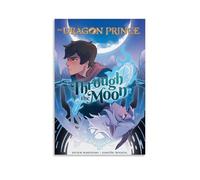 GZHYMXOZ Póster de lienzo de anime clásico popular de The Dragon Prince, pintura decorativa para dormitorio, 50 x 75 cm, estilo sin marco