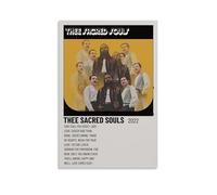 GZHYMXOZ Póster decorativo de pared con diseño de almas sagradas y cantante increíble de Thee Sacred Souls, 60 x 90 cm, estilo sin marco