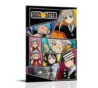 GZHYMXOZ Soul Eater - Lienzo decorativo para pared, diseño de anime, 60 x 90 cm, estilo marco