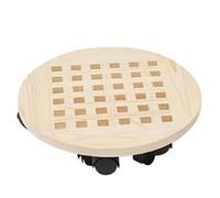 GZKDKZB Bandejas para Plantas, Soporte para Plantas de Interior y Exterior, Carrito con Ruedas, Bandeja de Madera para Plantas, Carrito para Flores, Soporte rodante para Plantas, Jardinera