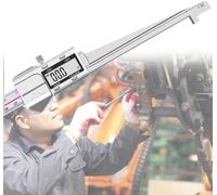 GZKDKZB Calibre de espesores de cuña para Soldadura, Calibre cónico Digital de Alta precisión de 0,01 mm, Calibre de holgura, resolución de 0,01 mm, Regla de inspección Industrial, protecc