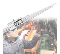 GZKDKZB Calibre de espesores de cuña para Soldadura, Calibre cónico Digital de Alta precisión de 0,01 mm, Calibre de holgura, resolución de 0,01 mm, Regla de inspección Industrial, protecc